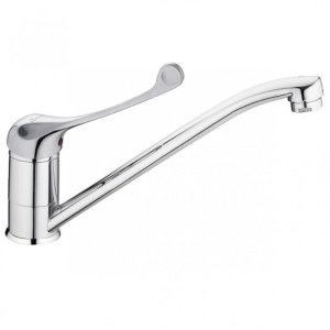 Смеситель локт настоль AQUATTRO рыч изл 24см.б/подв