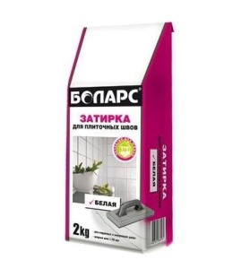 Затирка для швов белая 2кг Боларс (6)