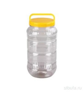 Бидон ПЭТ 3л с ручкой Башпласт