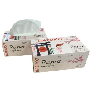 Салфетки HARUKO картон 250шт (1х40/36)