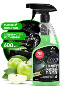 Полироль д/пластика 0,6л  Polyrole Matte яблоко