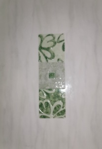 Декор для плитки Вуаль 200х300 зеленая