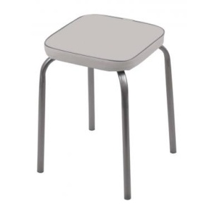 Табурет Фабрик-3 квадратное сидение без ободка 4ножки