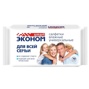 Салфетки влажные №60 Smart по 30шт