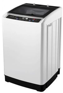 Машина стиральная WILLMARK WMA-1072GW (автомат,10кг,8прог.,верт.загр.,стекл.крышка,2 нал. отв.,бел)