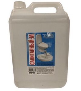 Средство чистящее д/сантехники 5л Санитарный-М на соляной кислоте Син (3)