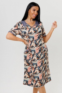 Халат жен. на молнии №2178 р.54 (ЧЗ)