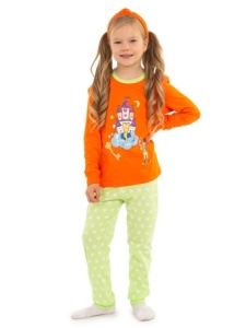 Пижама дев. GP 045-046 рост 110 (ЧЗ)