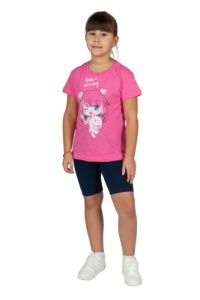 Комплект дев. (джемпер+шорты) л3492 р.30/116 (ЧЗ)