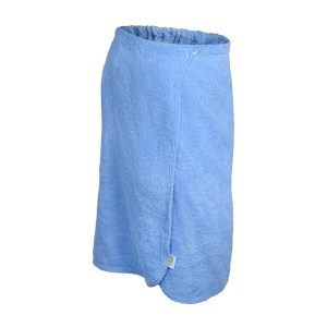 Махровая накидка для женщин, для бани и сауны, 140х80см, "Банные штучки"/6