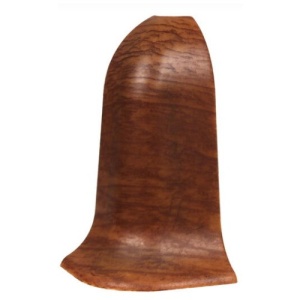 Угол д/плинтуса наружный 137 Красное дерево