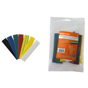 Термоусаживаемая трубка ТУТнг набор 16/8(7цв по 3шт 100мм)