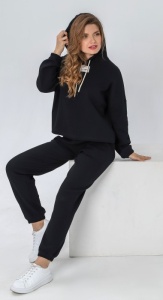 Костюм жен. (толстовка+брюки) Коллаж-3 р.54 (ЧЗ)