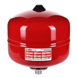 Бак расширит VALTEC для отопления 25л./1,5-6 бар (3/4") красный 