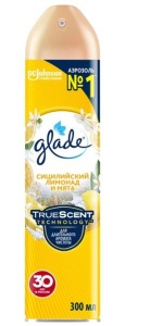 Освежитель воздуха 300мл ГЛЕЙД сицилийский лимонад и мята