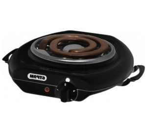 Электроплита Мечта 112Т 1конфорка спиральная (бел.,чёрн.)