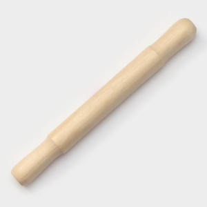 Скалка бук 36см рабочая часть 19,5см 1/25