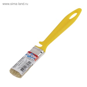 Кисть КФ 25х10мм Эксперт ЖЁЛТАЯ