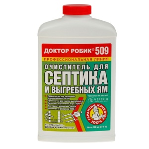 Средство по уходу за септиком и выгребной ямы 798мл ДОКТОР РОБИК