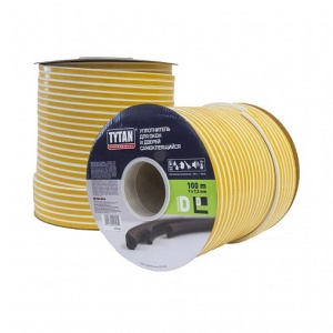 Уплотнитель Tytan Professional D 9мм*7,5мм по 100м БЕЛЫЙ