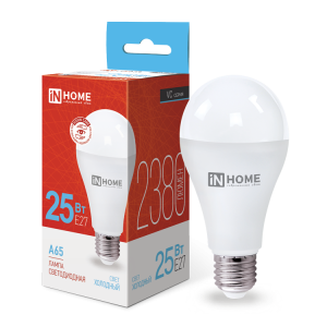 Лампа LED-А65-VC 25Вт 6500К Е27 IN HOME