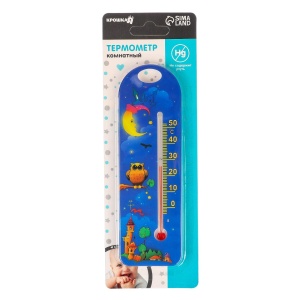 Термометр комнатный Детский 0+50°С синий упаковка блистер