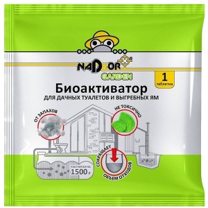 Биоактиватор д/дачных туалетов и септика унив.ТАБЛЕТКА 5г Nadzor