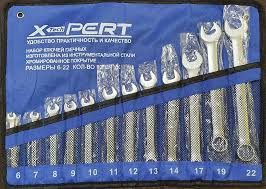 Набор ключей комбинир.14шт (8-32) в сумке X-PERT