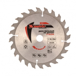 Диск д/цирк.пилы 185х20мм, 24 зуба+кольцо 16/20