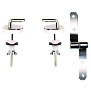  Крепление крышки к унитазу универсальная, нержавеющая сталь   20985533