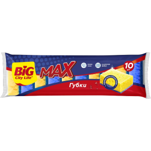 Губка кухонная Big City Life MAX 10шт 1/16 14410540/068878