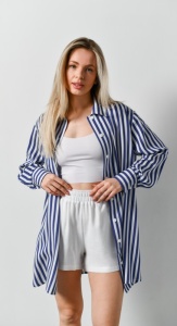 Блузка (рубашка) жен. Тропический рай-2 р.44 (ЧЗ)