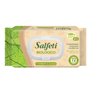 Салфетки влажные Салфети №72 ЭКО антибак с клапаном