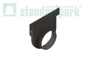 Заглушка с отводом PolyMax Basic DN150 борт 200мм 6321408-М  