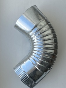 Колено промежуточное оцинкованное 45гр. д.150 