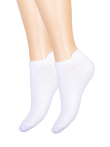 Носки детские х/б+эл укор. БЕЛЫЕ КВ с533 1/30 р.20-22 (ЧЗ)