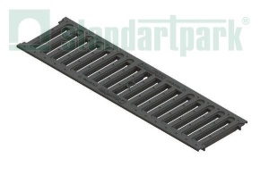 Решетка водоприемная пластик к лоткам Basic100 РВ-10.14.50-ПП 208019  