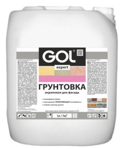 Exp.114 Грунтовка ФАСАДНАЯ акриловая GOLexpert 5л