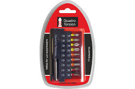 Набор бит 10предметов 25мм магн. S2 Quadro Torsion
