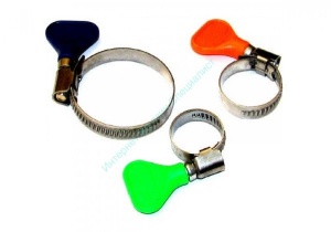 Хомут TITAN бабочка 25-40 нержавеющая сталь