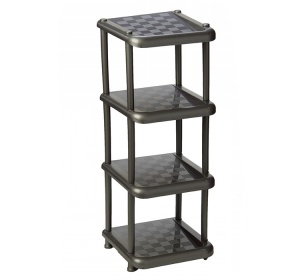 Полка-этажерка в прихожую Малая Универсал 4секции