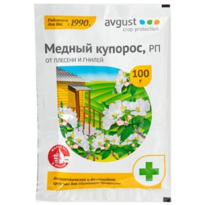 Средство от болезней садовых растений 50гр МЕДНЫЙ КУПОРОС (100)