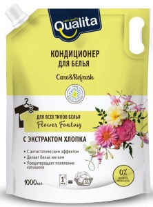 Средство для белья кондиционер 1л Qualita дой-пак (6)
