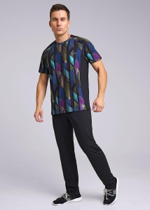 Футболка муж. спорт CLE MF540231 р.48 (ЧЗ)