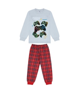 Пижама мал. BK1743P рост 128 (ЧЗ)