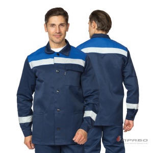 Костюм Стандарт плюс,брюки СОП,т.син/вас. р.120-124/170-176(ЧЗ)