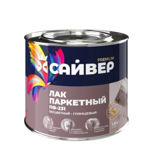 Лак ПФ-231 паркетный алкидный бесцветный глянцевый 1,8кг 