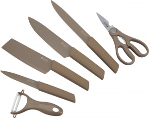 Набор ножей 6 пр Linea Moka TM Regent 1/10