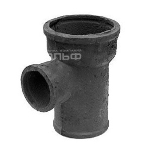 Тройник чугунный (чк) прямой 100/50 