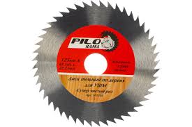 Диск для УШМ по дереву 125х22,23/20/16мм 48зуб Pilorama